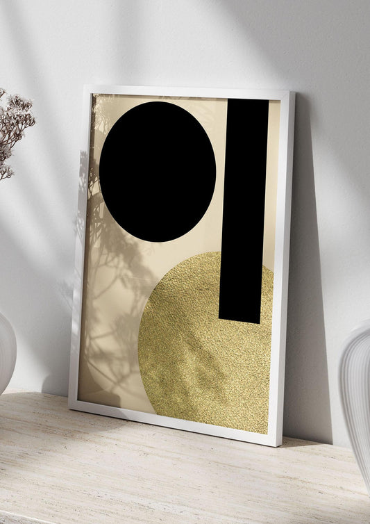 Abstract Cold Black Three Art For The Home - living room 2