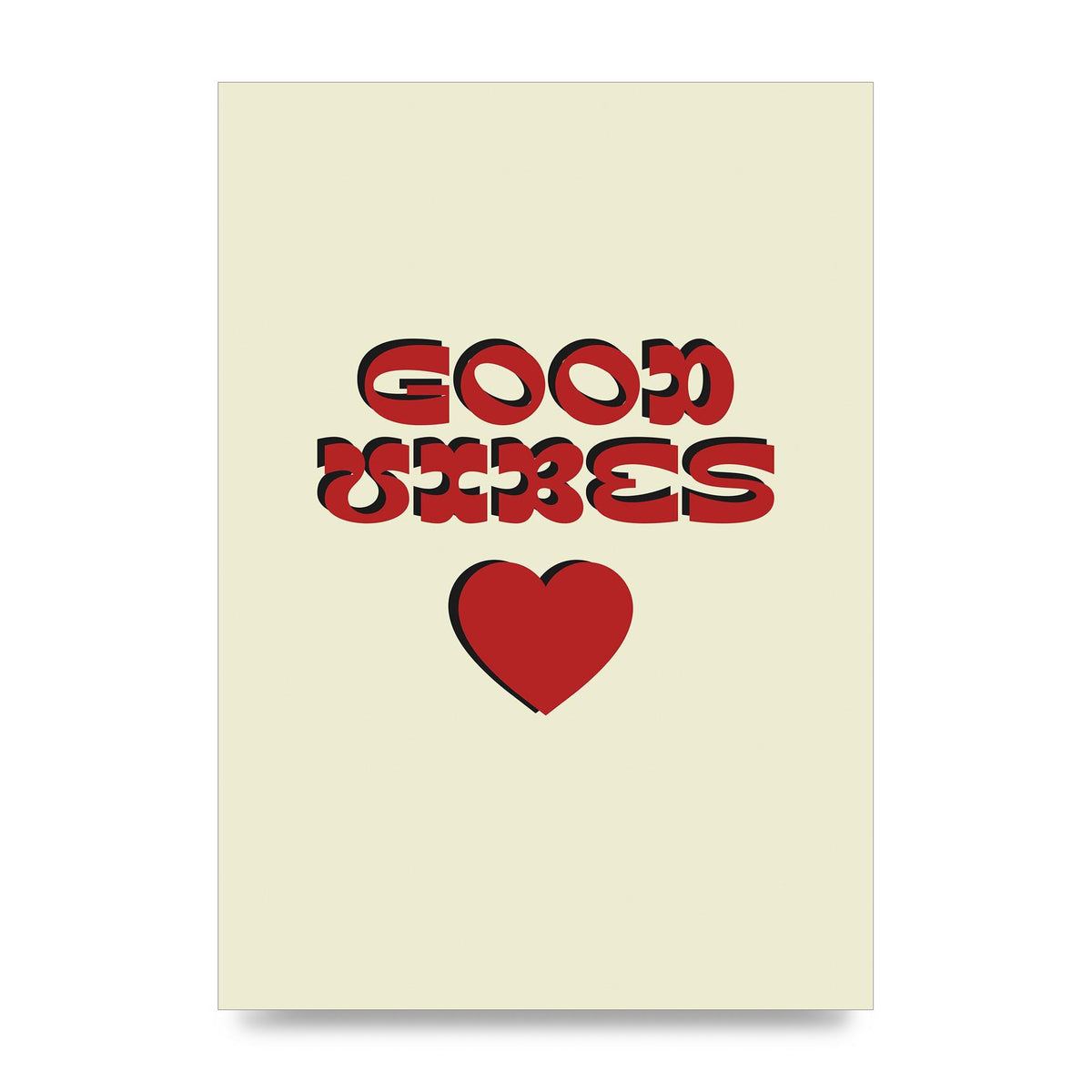 Good Vibes" Art For The Home - unframed print