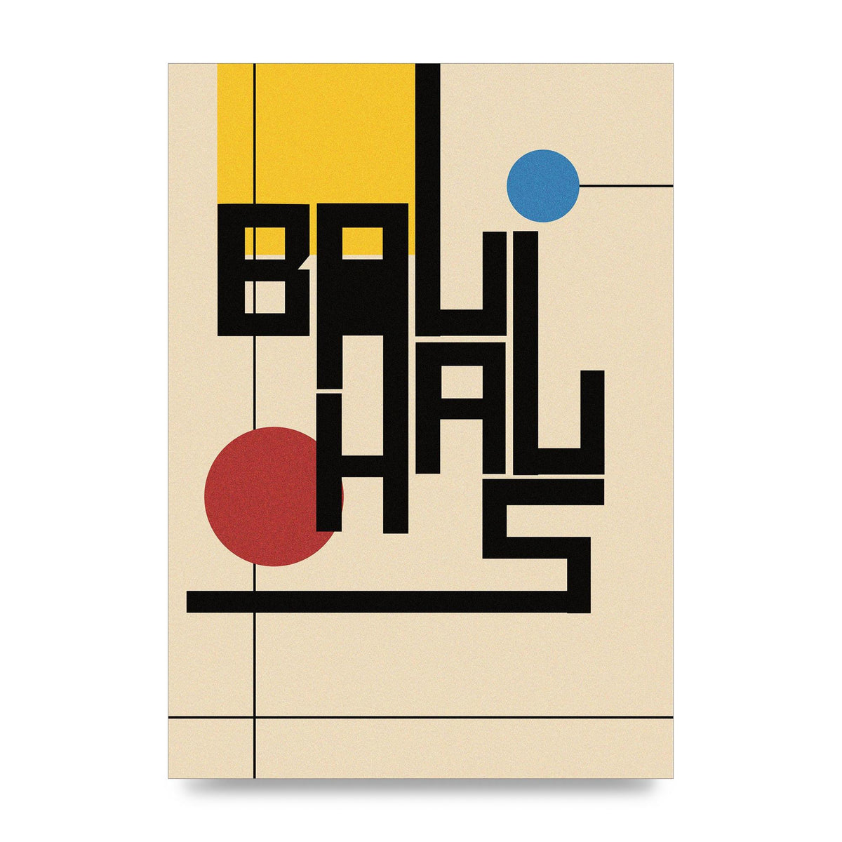 Bauhaus Style Art For The Home - unframed print
