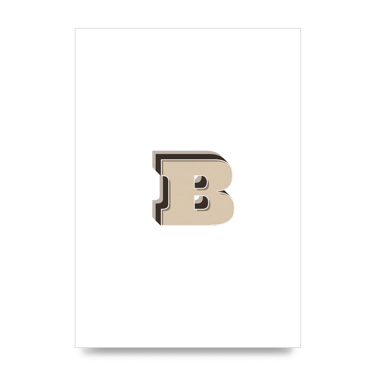 Alphabet Mix Match B" Wall Art - unframed print