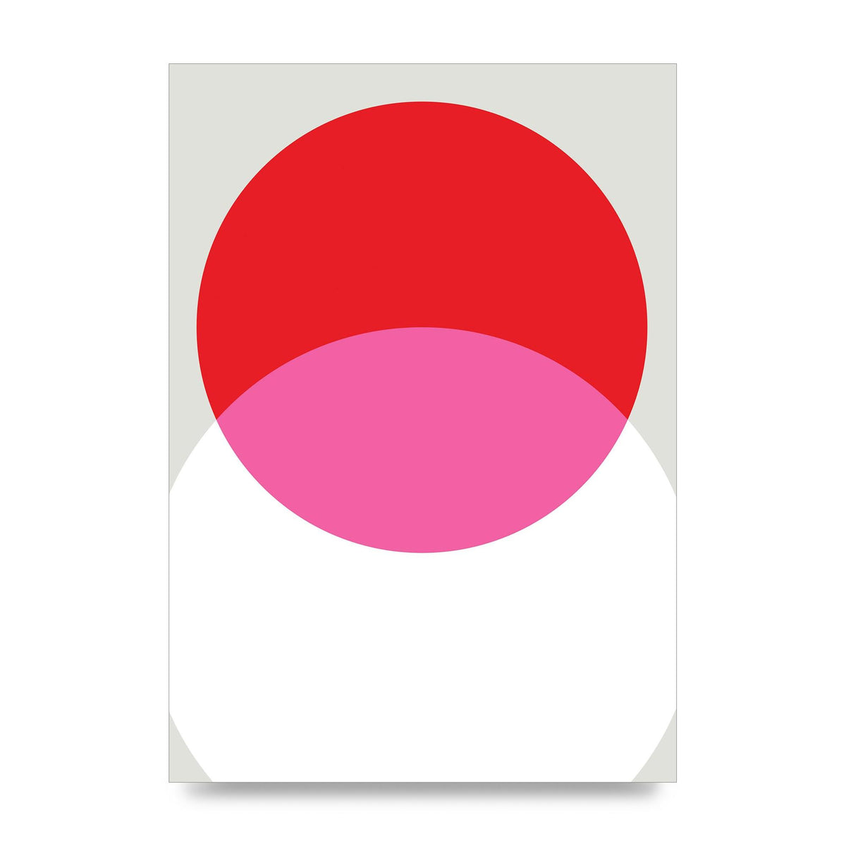 Abstract Rgb Shape One Printed Poster - unframed print
