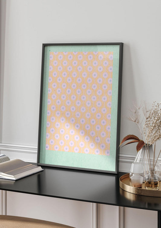 Retro Pattern Light Version Printed Poster - living room 4