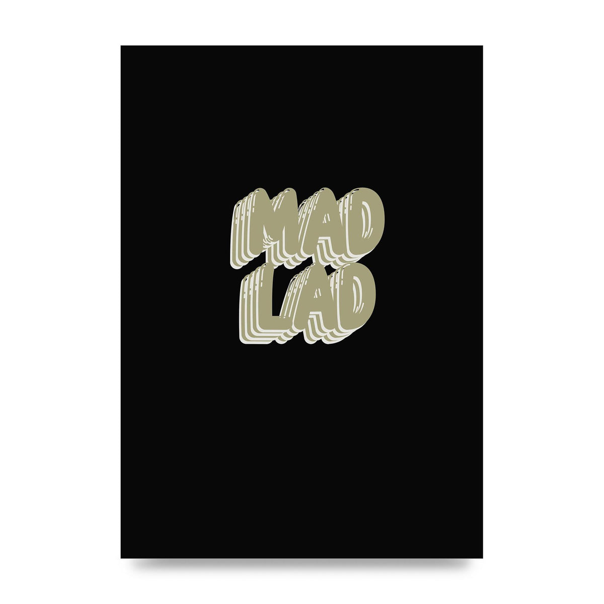 Mad Lad Bubble" Wall Art - unframed print