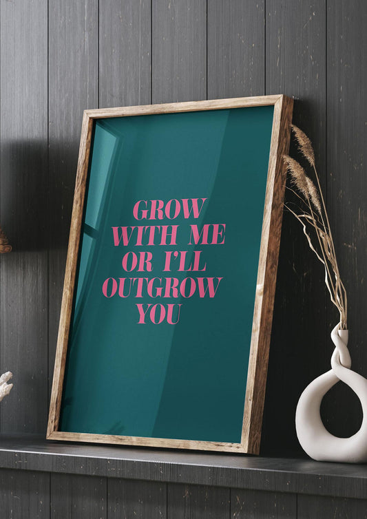 Grow With Me Quote" Art For The Home - living room 3