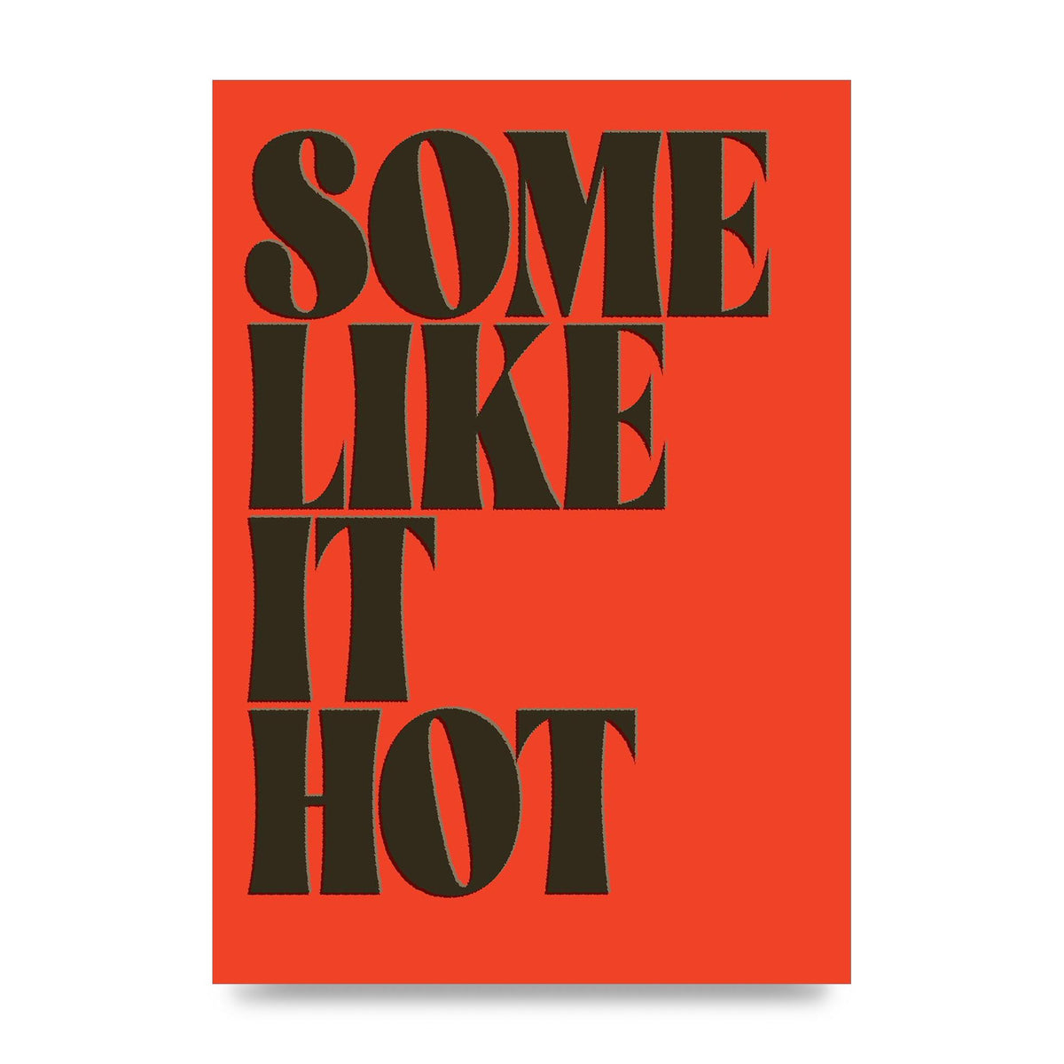 Some Like It Hot Movie" Wall Art - unframed print