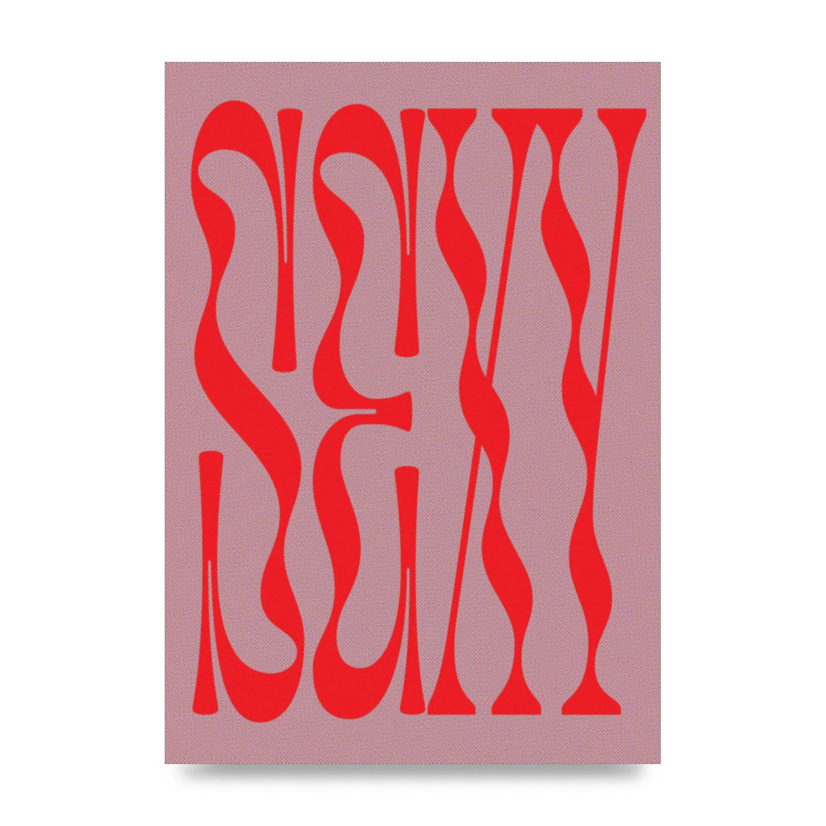 Sexy Red Pink Art For The Home - unframed print