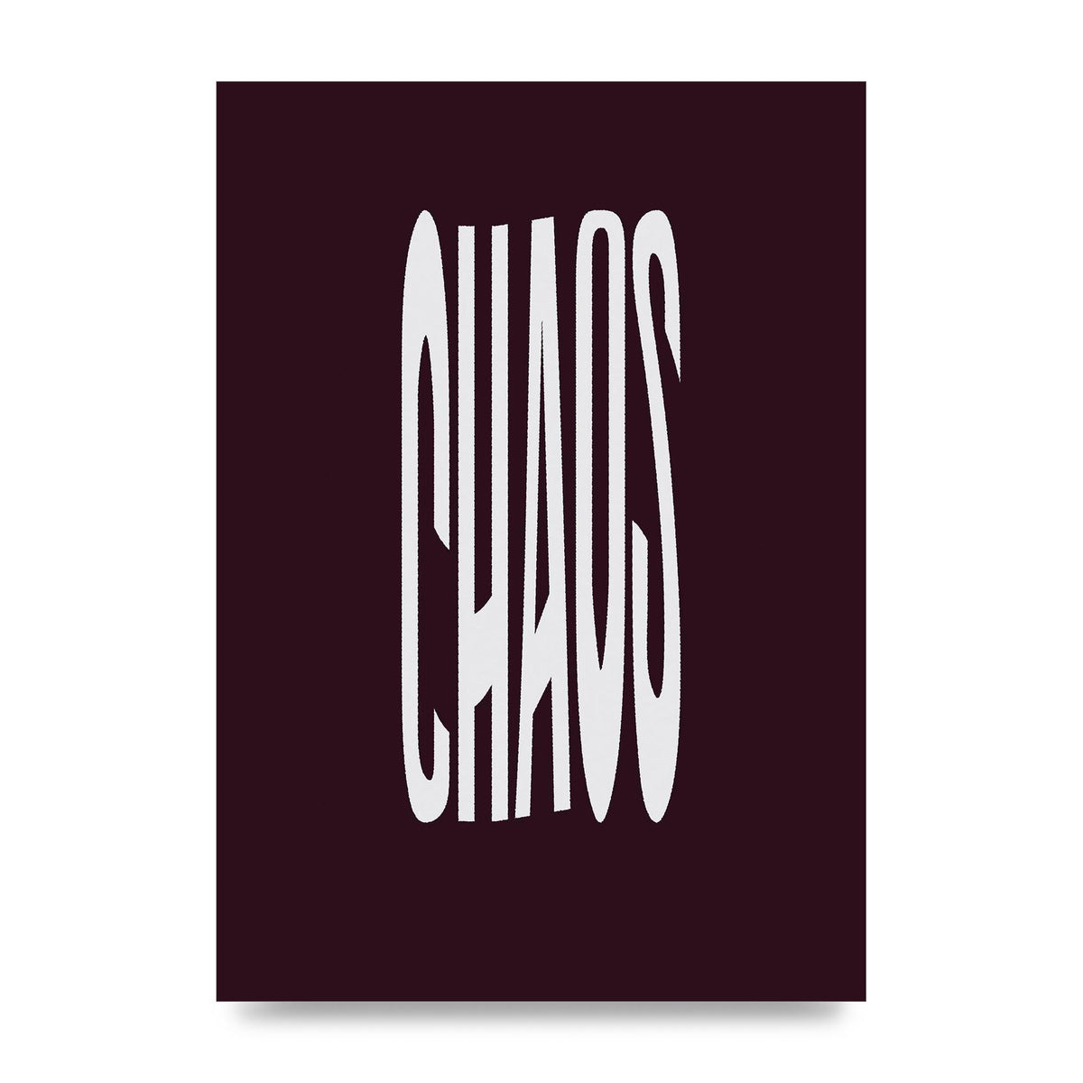 Chaos Wavy Motivational Art For The Home - unframed print