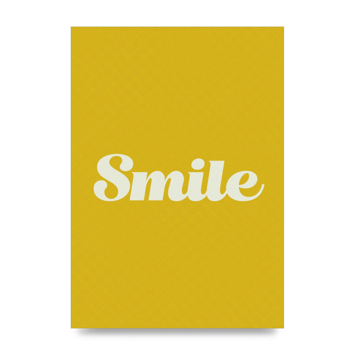 Smile Script Art For The Home - unframed print