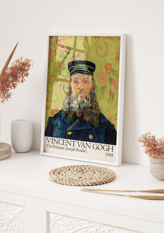 Vincent Van Gogh The Postman Joseph Roulin 1888 Wall Art - hall 1