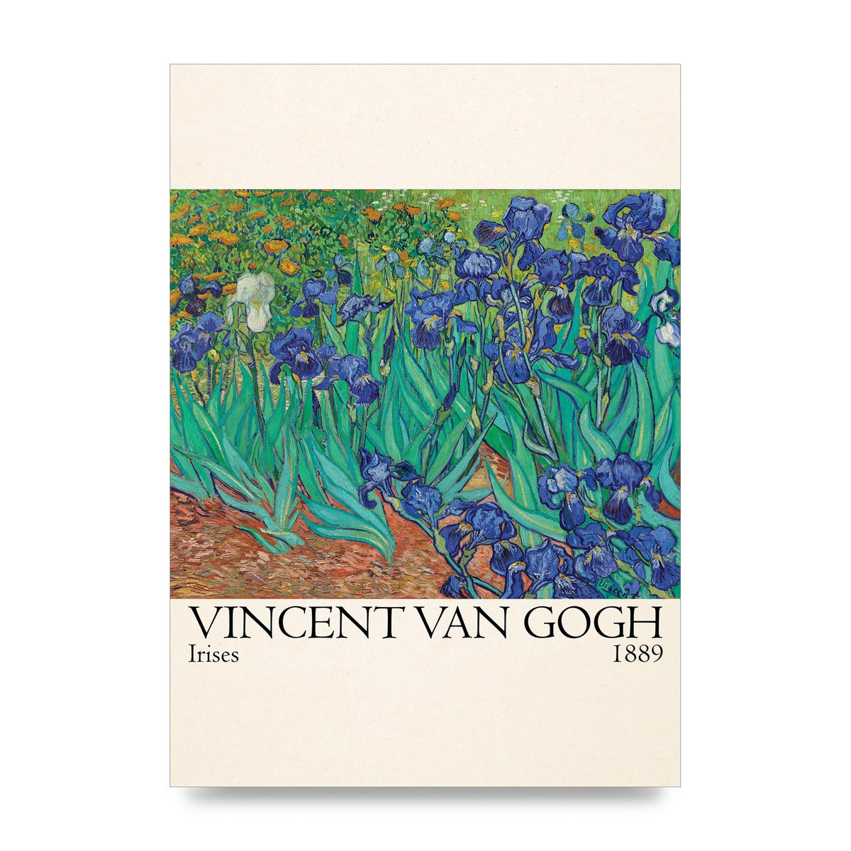 Vincent Van Gogh Irises 1889 Wall Art - unframed print