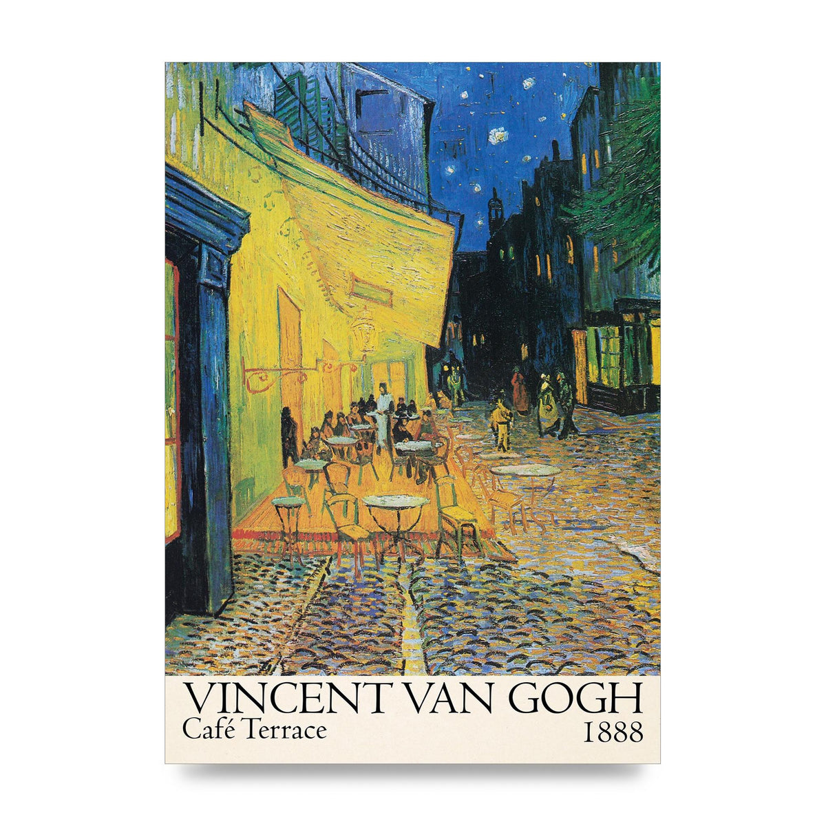 Vincent Van Gogh Cafe Terrace 1888 Art For The Home - unframed print