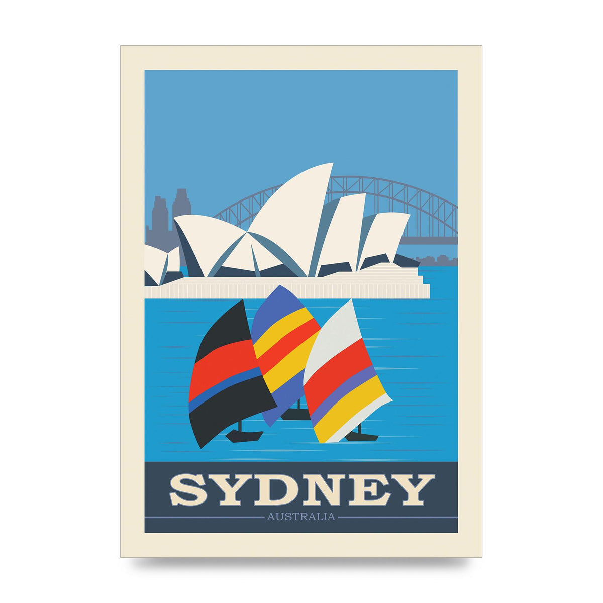 Travel Poster Sydney Art For The Home - unframed print