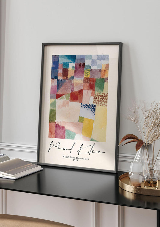 Paul Klee Motif From Hammamet 1914 Art For The Home - living room 4