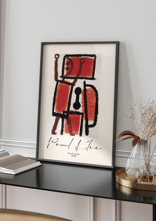 Paul Klee Locksmith 1940 Wall Art - living room 4