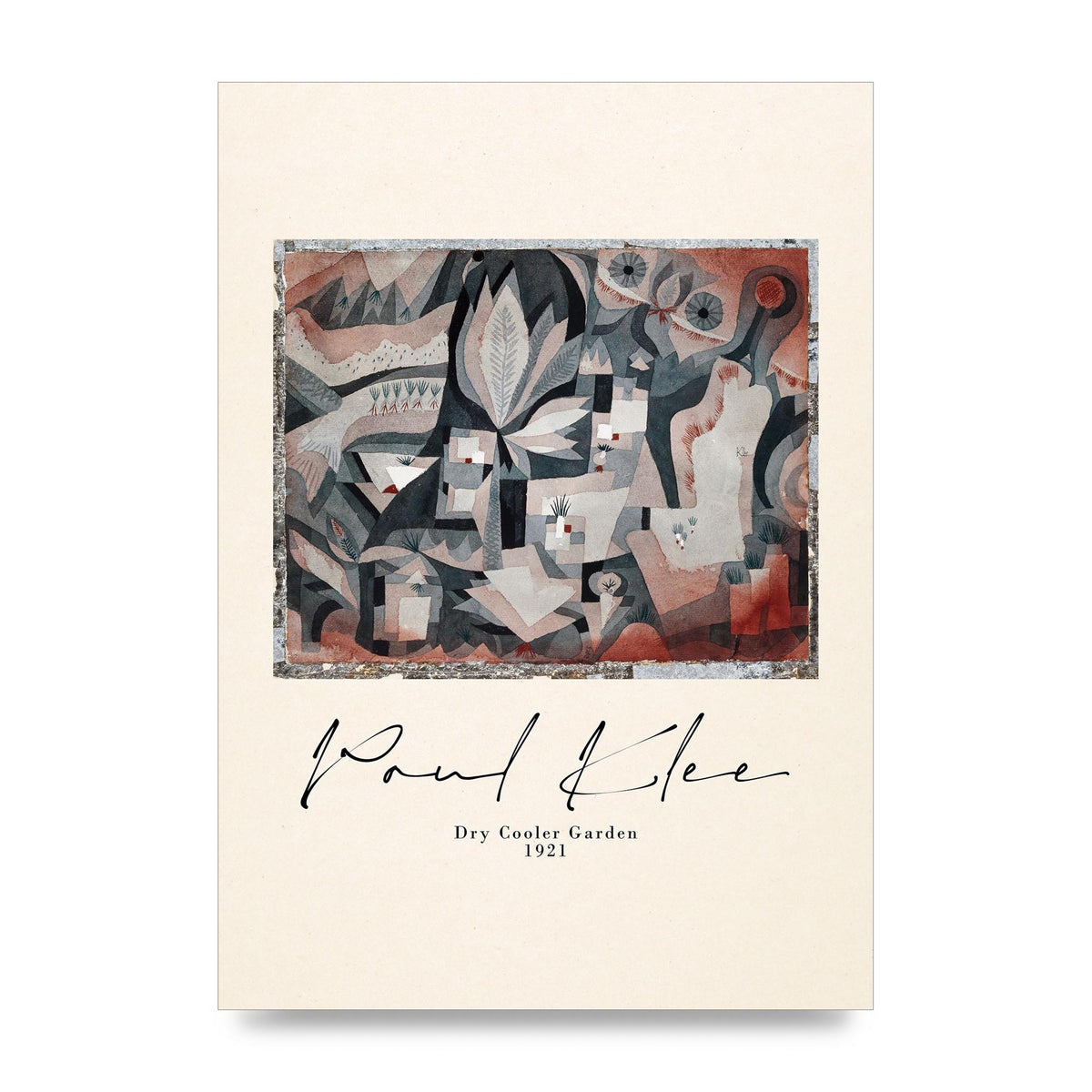 Paul Klee Dry Cooler Garden 1921 Art For The Home - unframed print