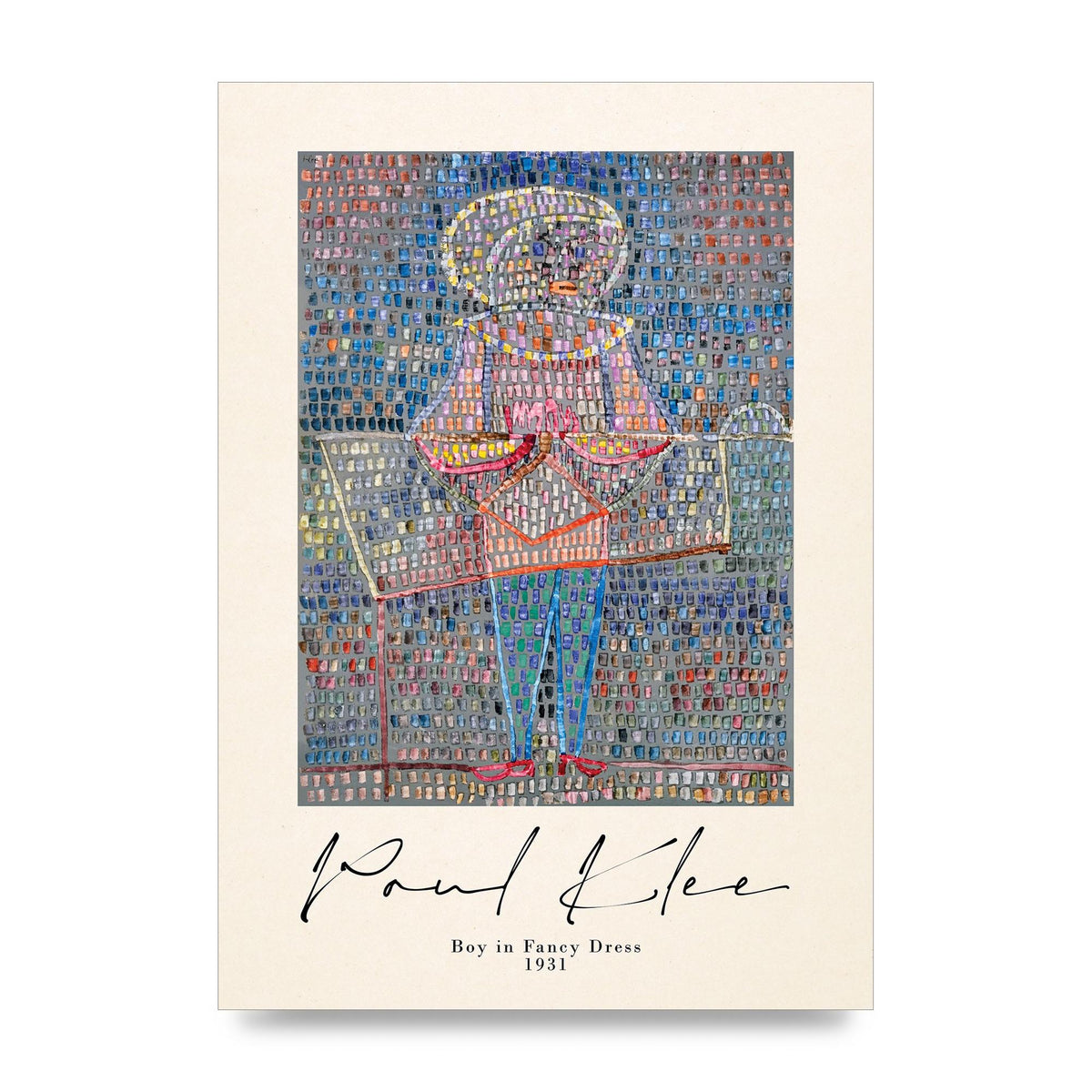 Paul Klee Boy In Fancy Dress 1931 Wall Art - unframed print