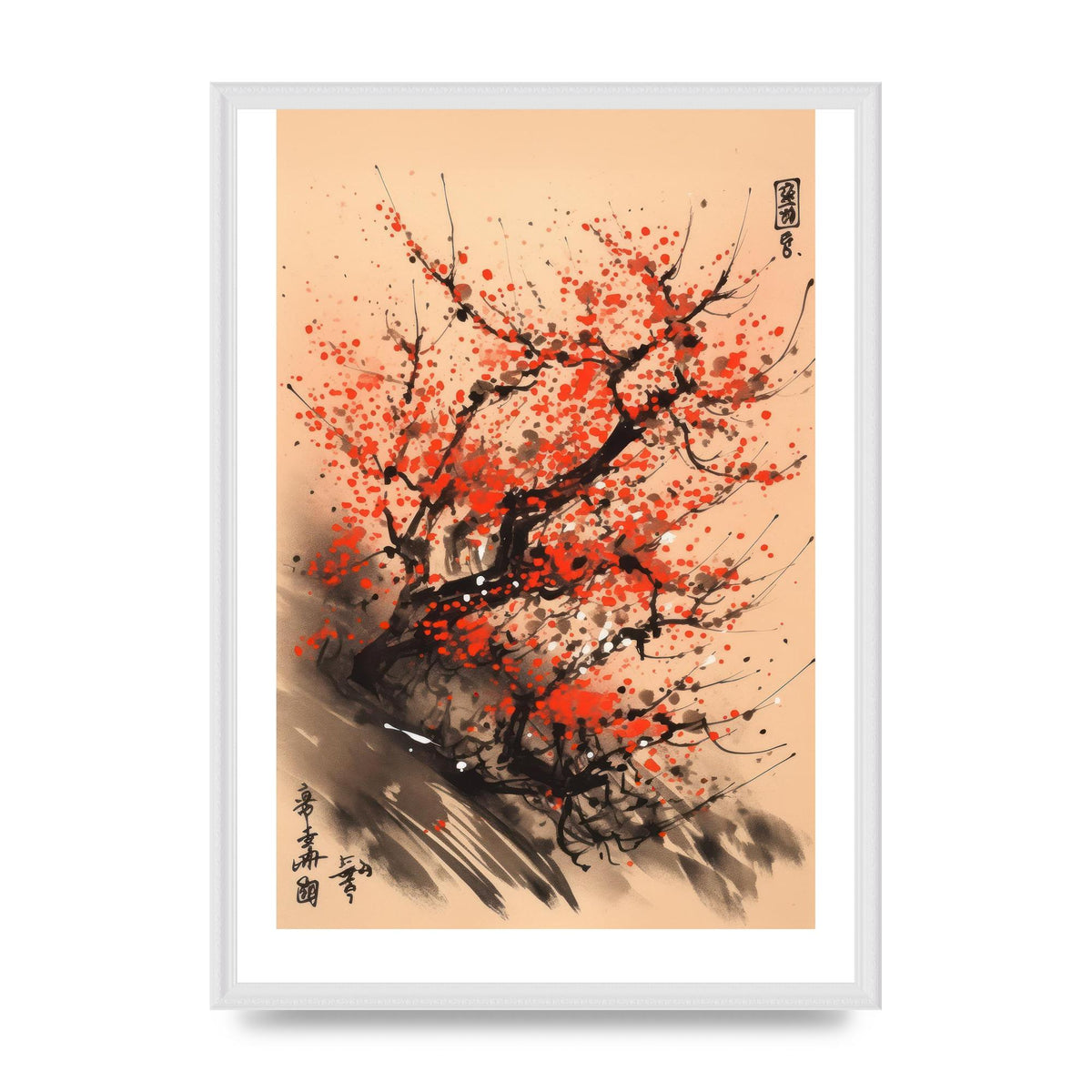 Cherry Blossoms Minimalist Print