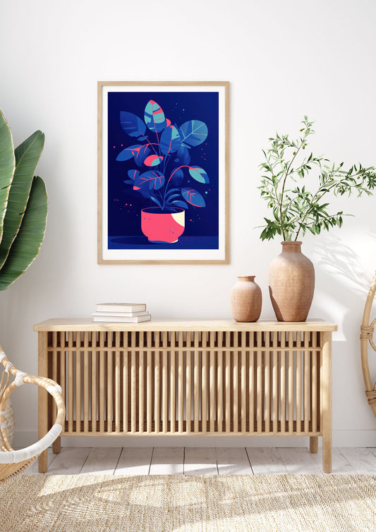 Blue Void Redux House Plant Design