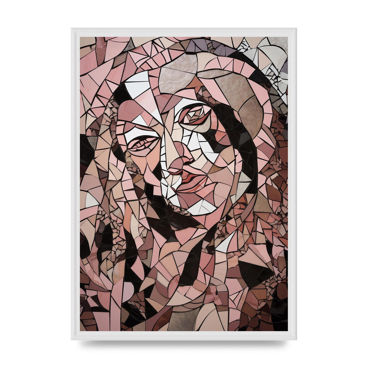 Feminine Mystique in Blush Mosaic