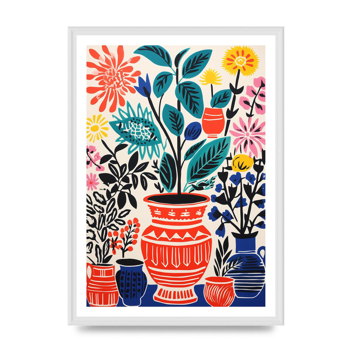 31 Blooms in Colorful Vase