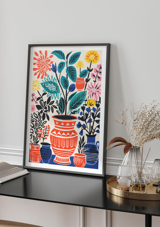 31 Blooms in Colorful Vase