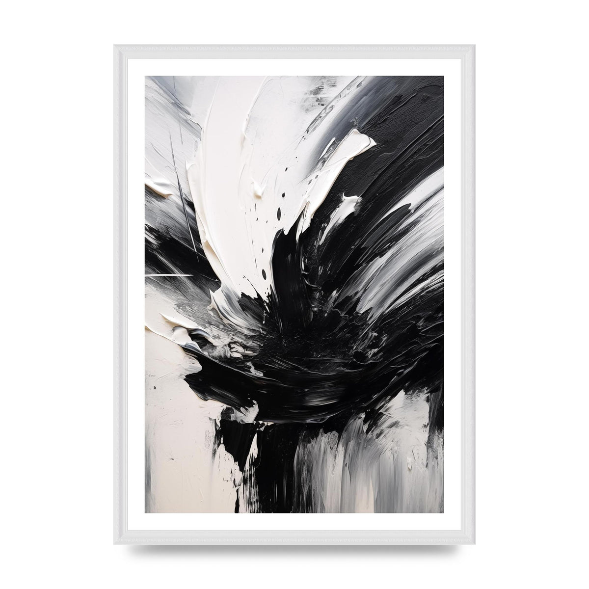 Captivating Bold Monochromatic Abstract