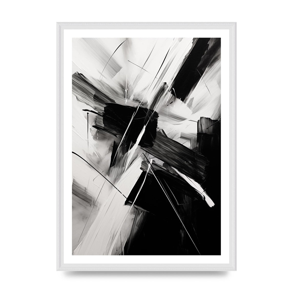 Stunning Black and White Charcoal Art