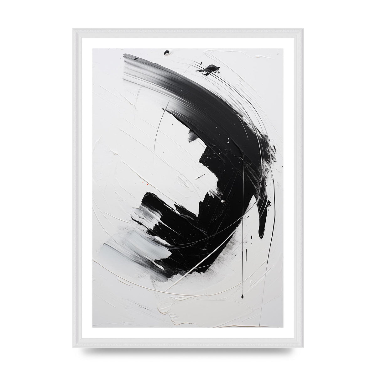 Abstract Oil Painting with Mesmerizing Movement
