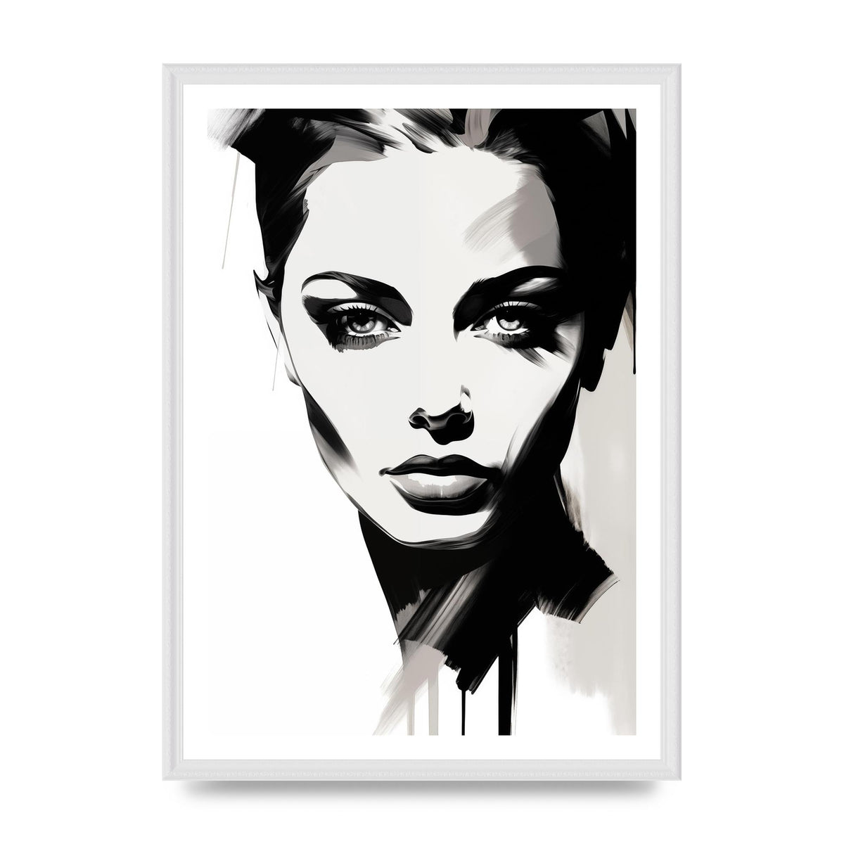 Simple and Elegant Abstract Portrait