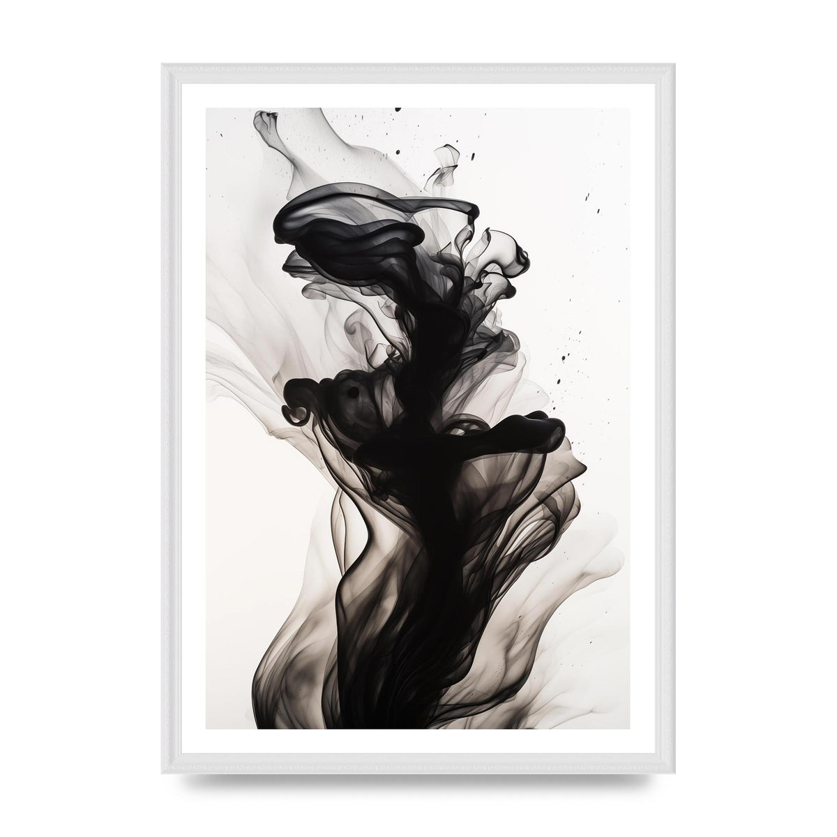 Organic Shapes in Serene Black and White