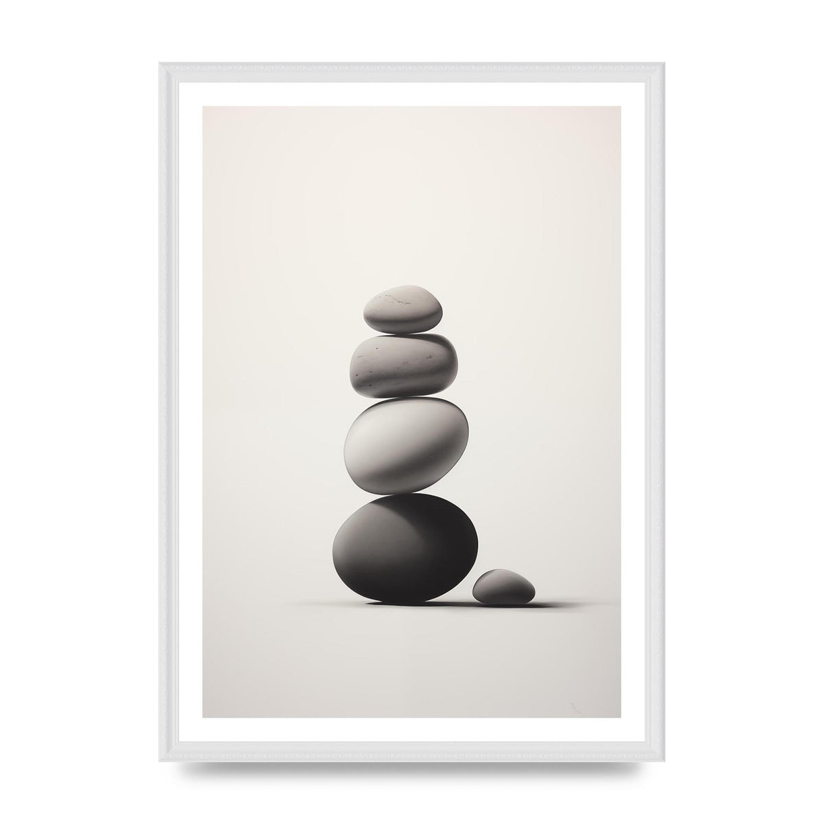 Tranquil Ambiance in Monochrome Pastel