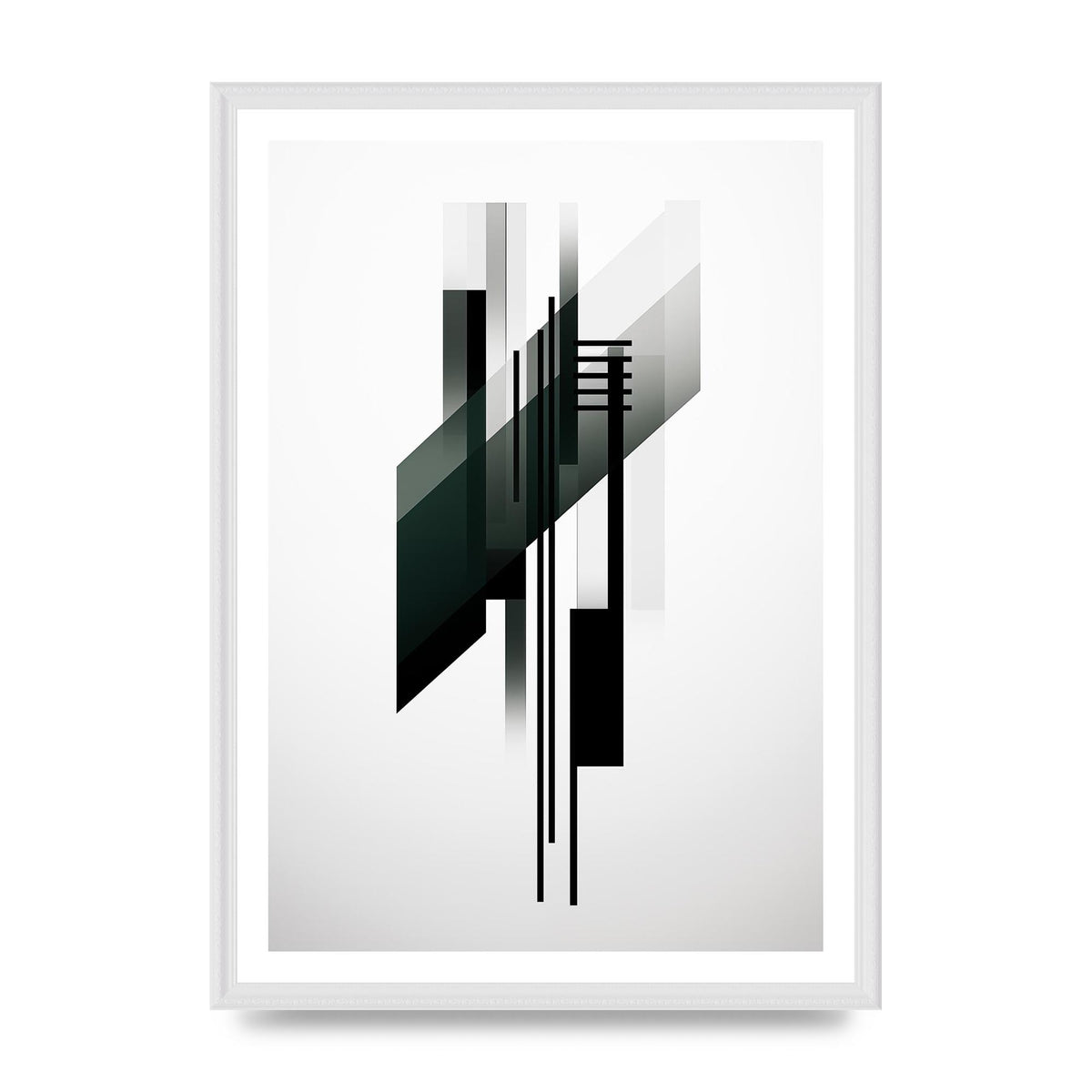 Abstract Artwork in Black and White