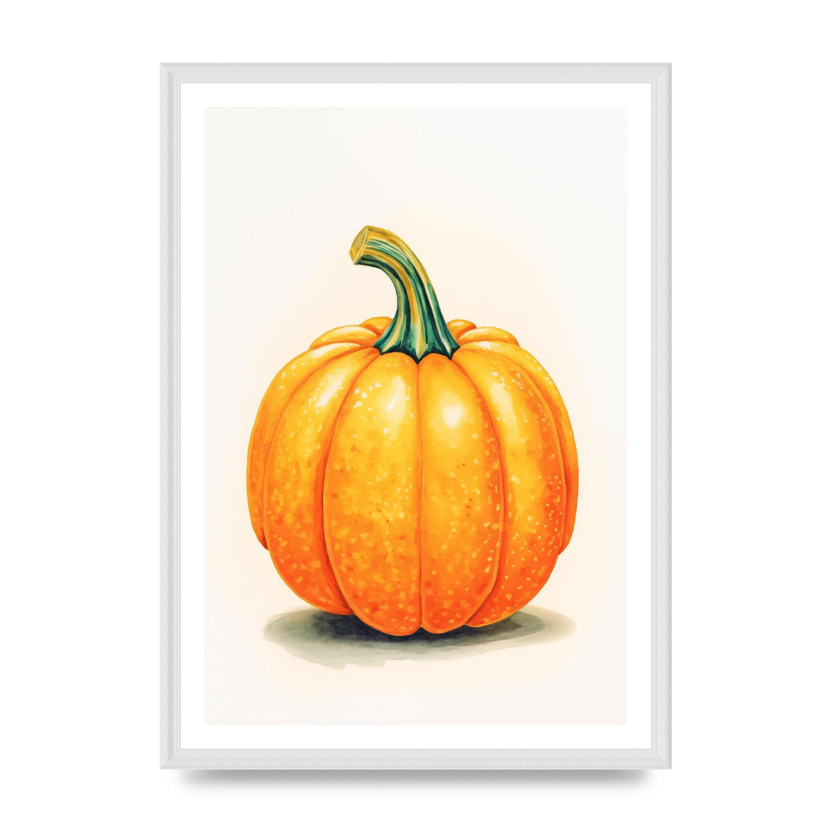 Vivid Orange Pumpkin Charm