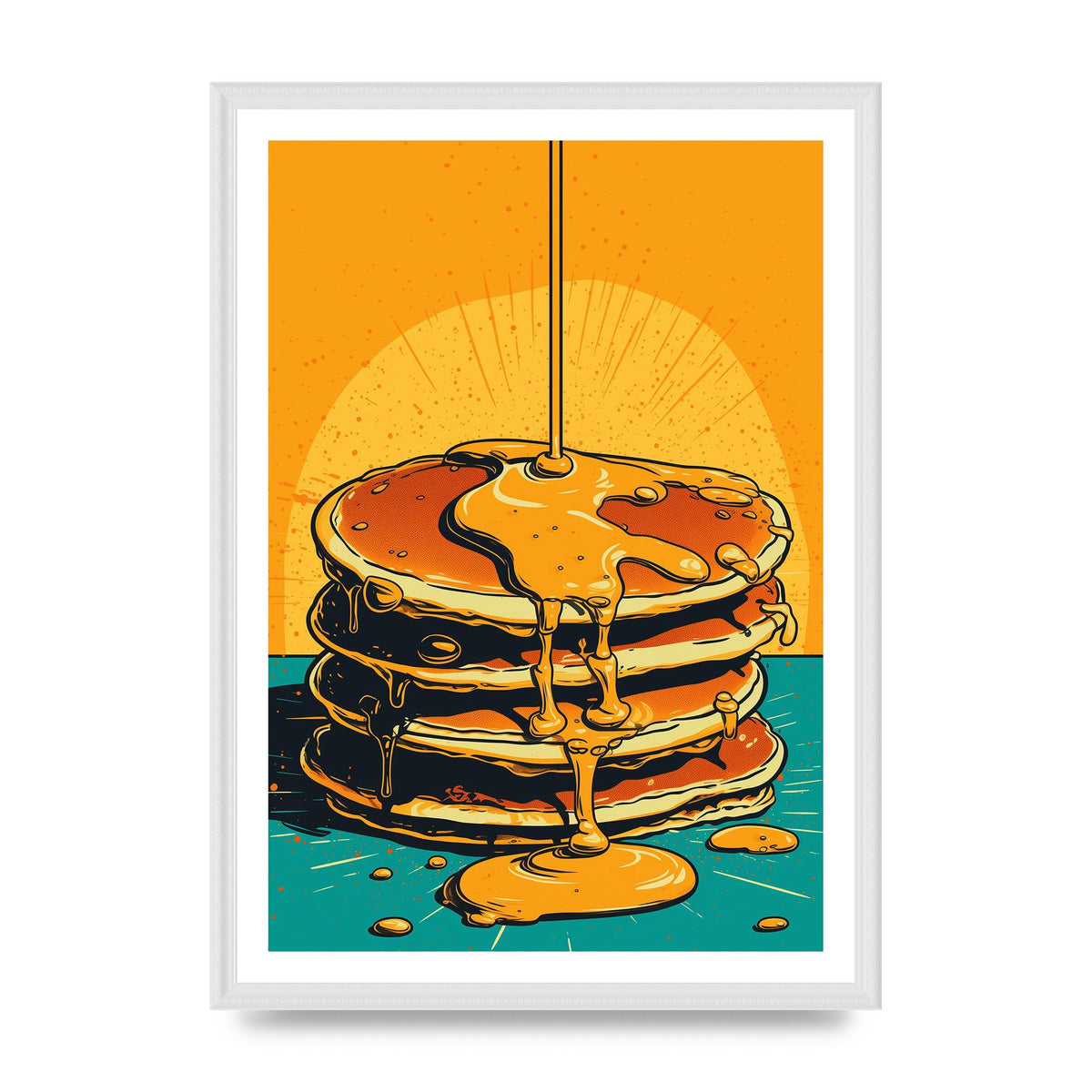 Pancakes with Memphis Design Twist