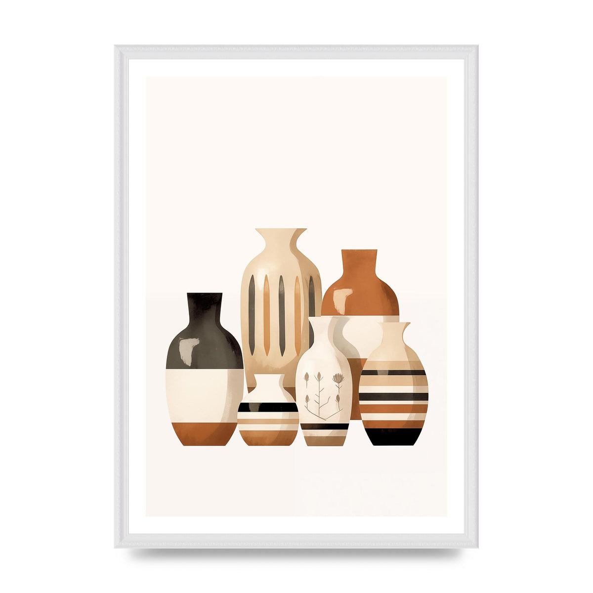 Rustic Boho Pottery Print