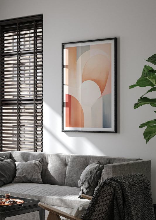 Abstract Boho Essence Minimalist Print