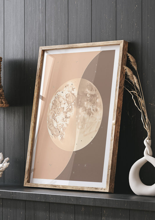 Moon Phase Serenity Bohemian Moonrise