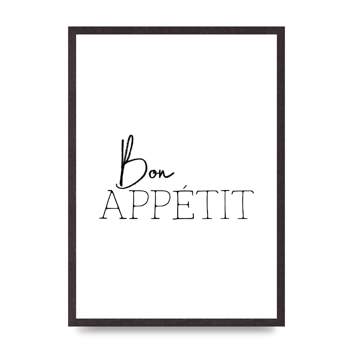 Bon Appetit" Wall Art - A2 framed