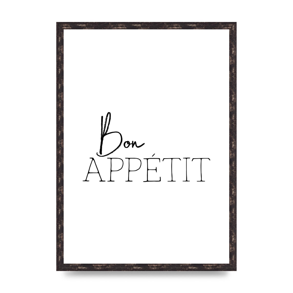Bon Appetit" Wall Art - A2 framed