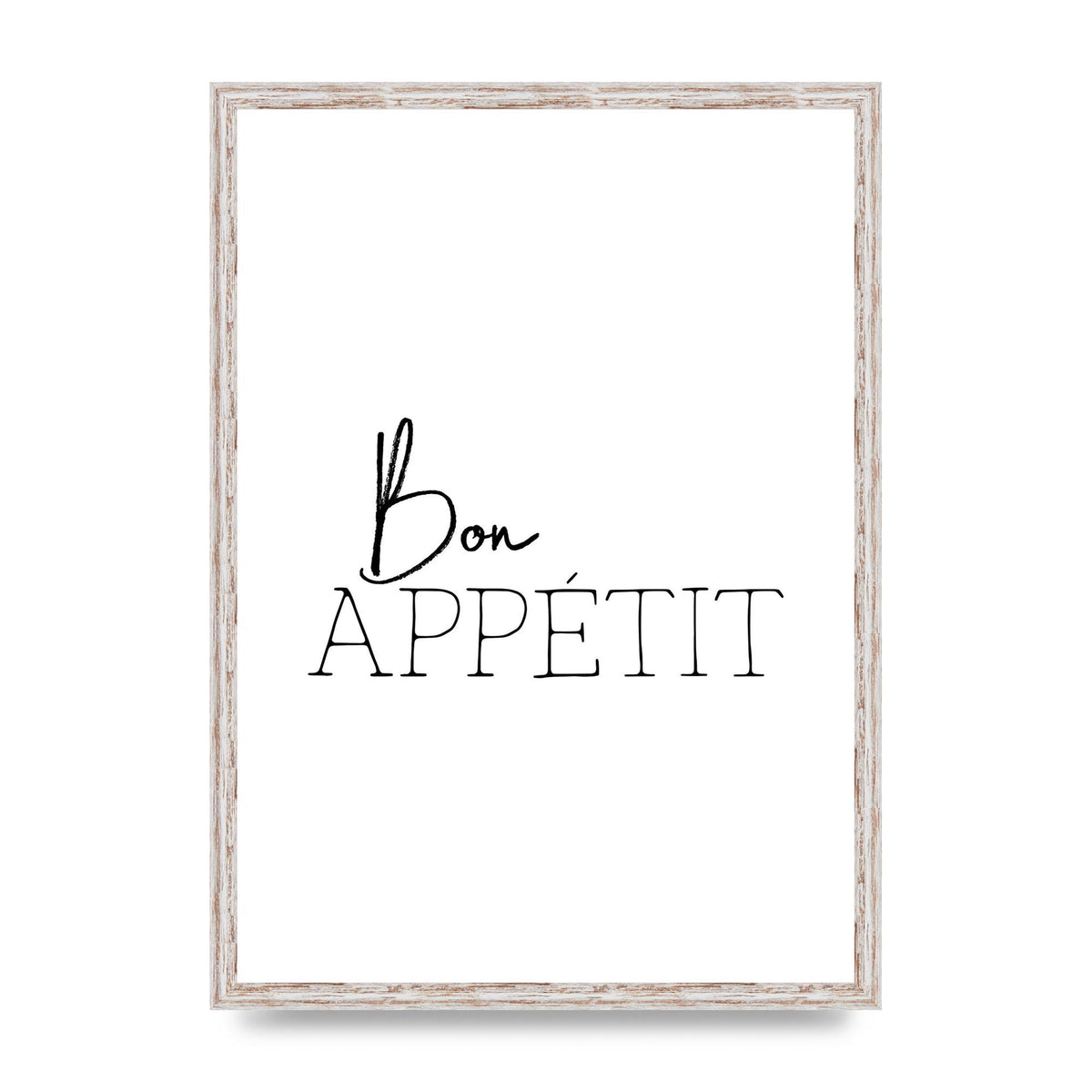 Bon Appetit" Wall Art - A2 framed