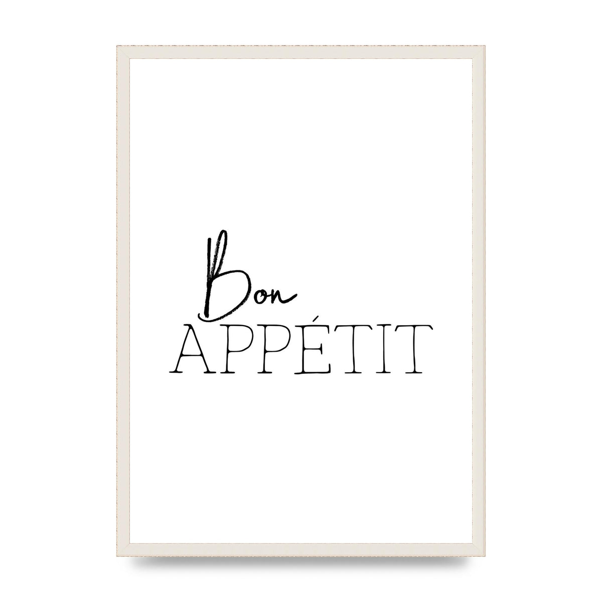Bon Appetit" Wall Art - A2 framed