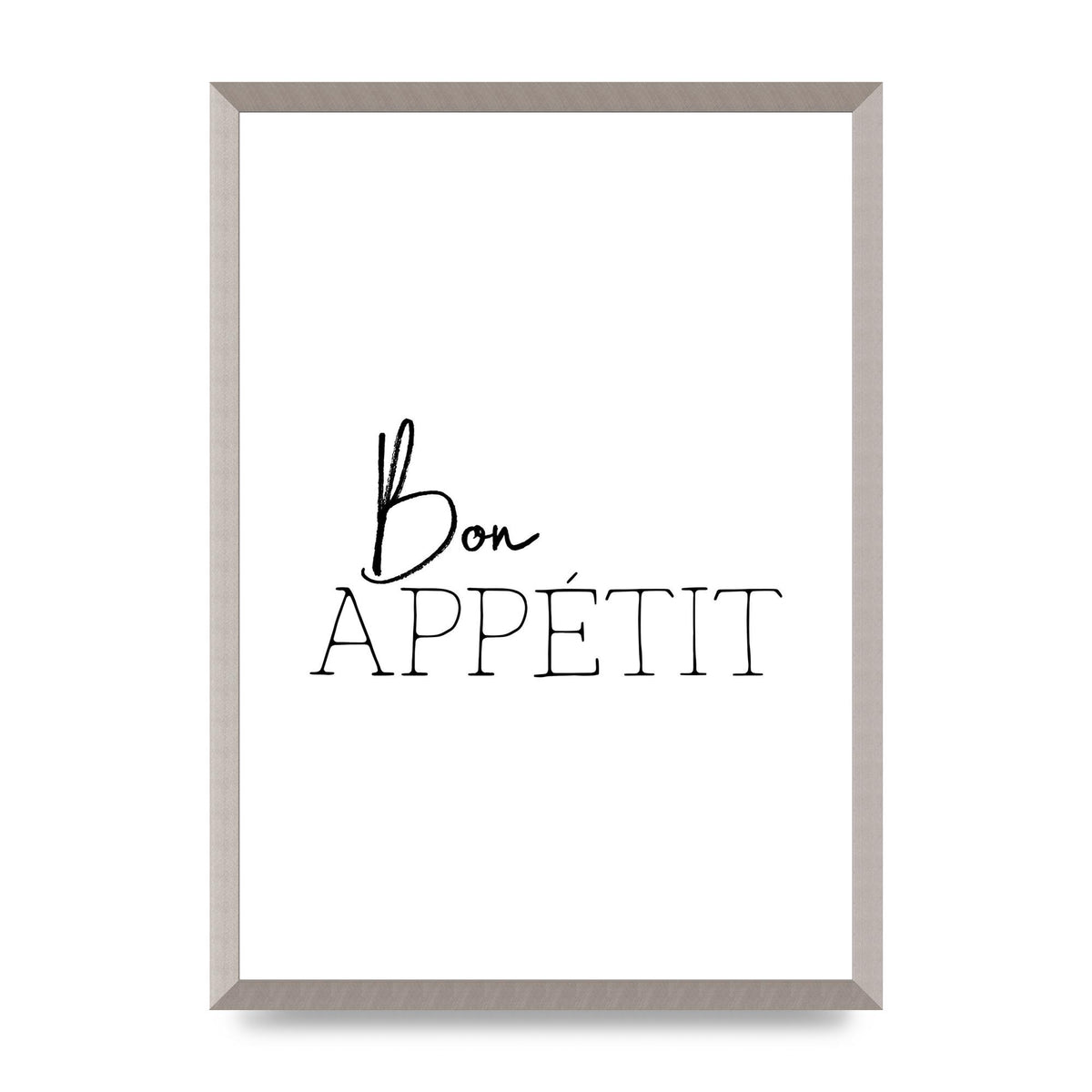 Bon Appetit" Wall Art - A2 framed