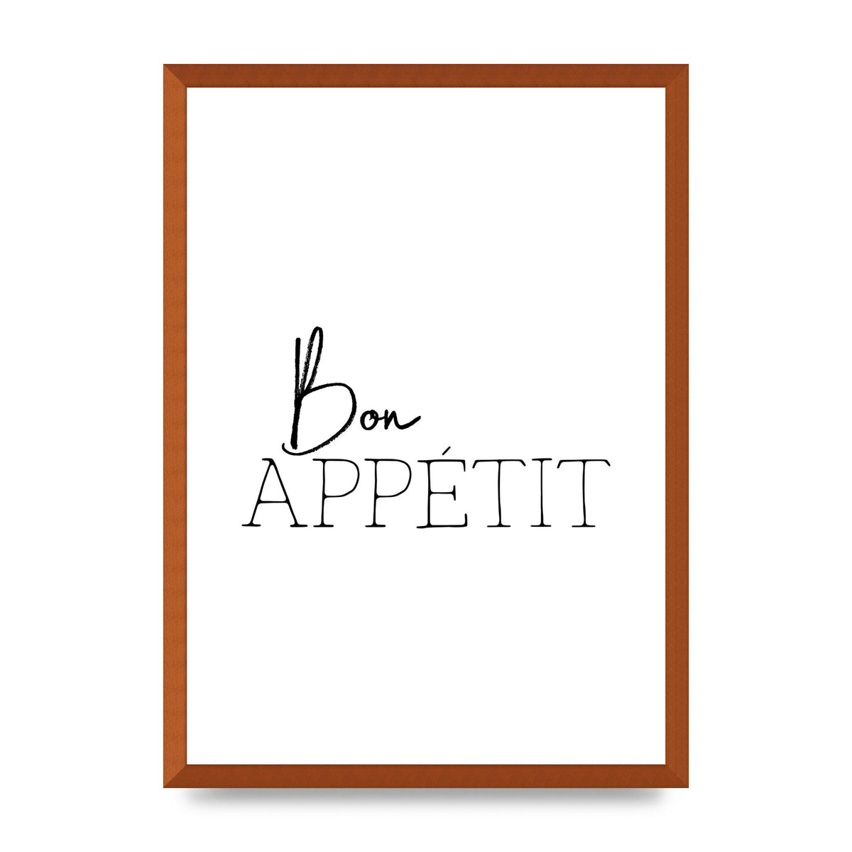 Bon Appetit" Wall Art - A2 framed