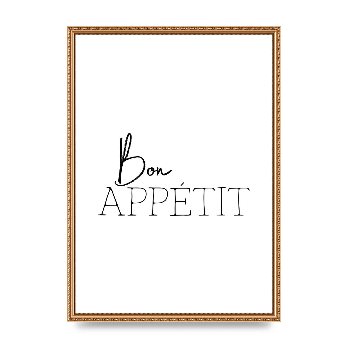 Bon Appetit" Wall Art - A2 framed