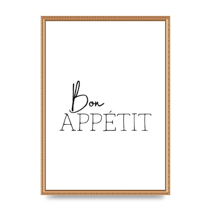 Bon Appetit" Wall Art - A2 framed