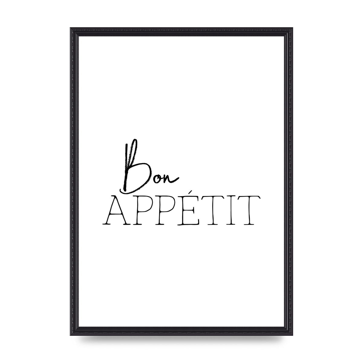 Bon Appetit" Wall Art - A2 framed