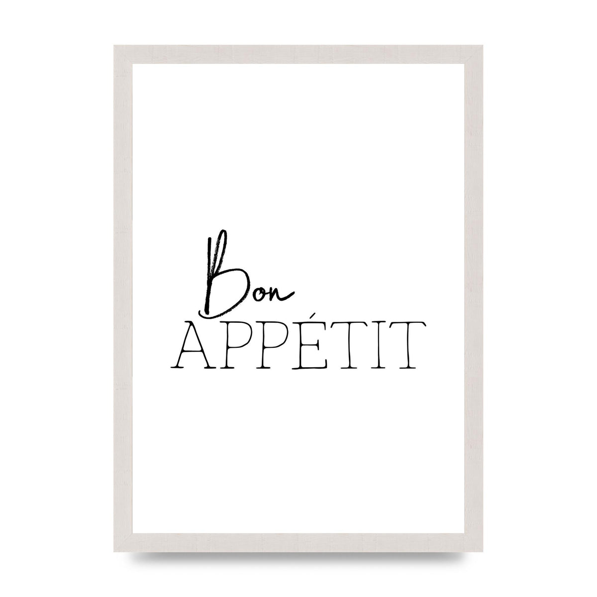 Bon Appetit" Wall Art - A3 framed