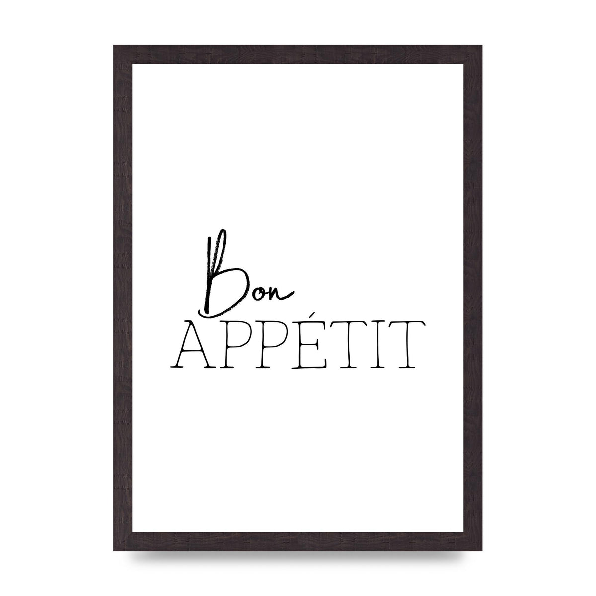 Bon Appetit" Wall Art - A3 framed