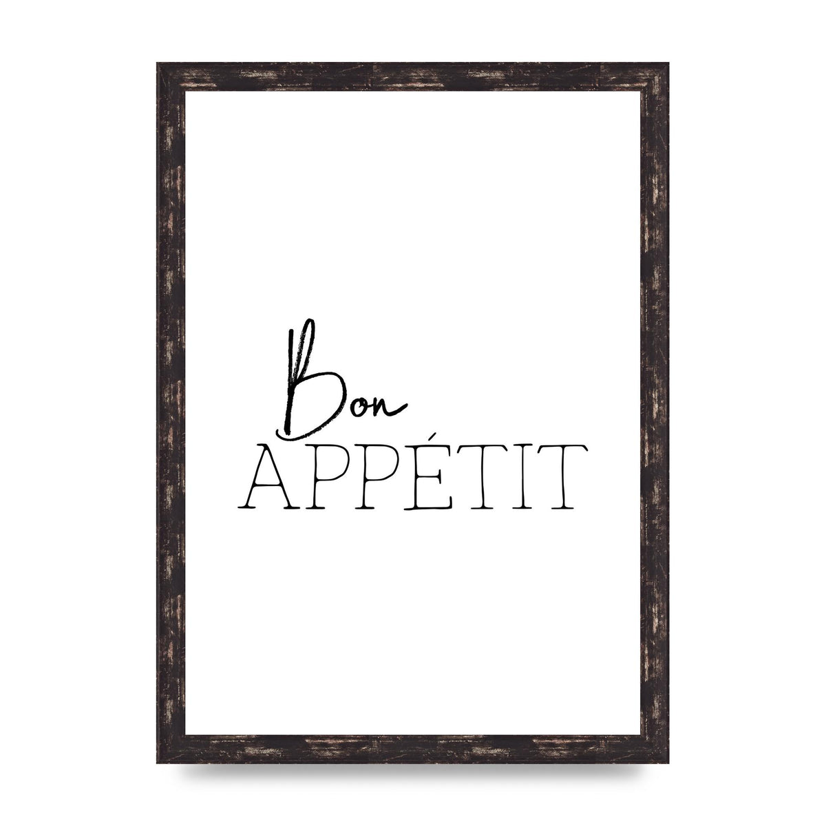 Bon Appetit" Wall Art - A3 framed