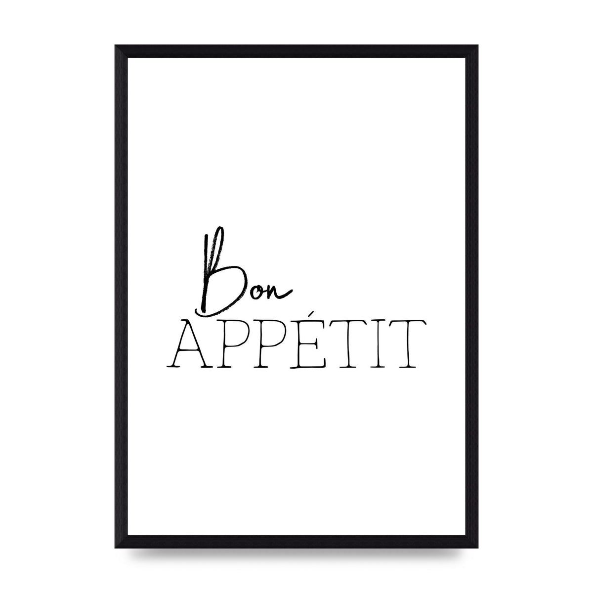 Bon Appetit" Wall Art - A3 framed